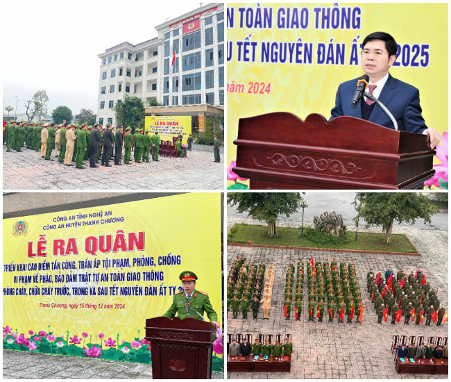 Tại Công an huyện Thanh Chương