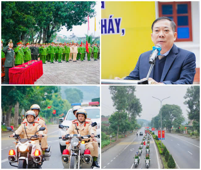 Tại Công an huyện Tân Kỳ