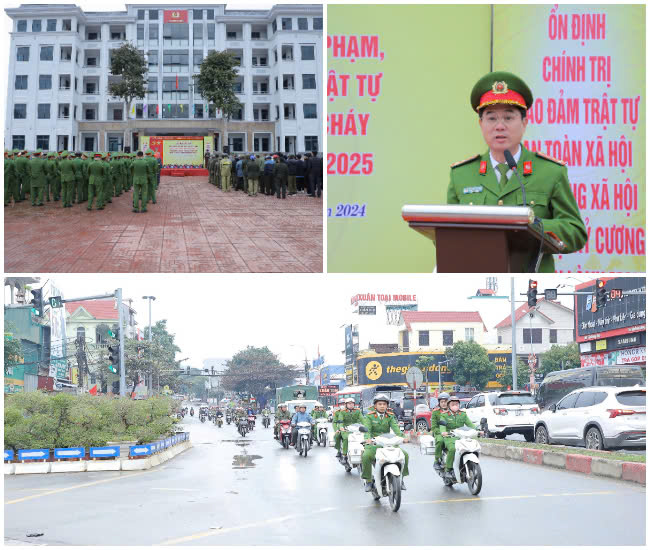 Tại Công an Thị xã Thái Hòa