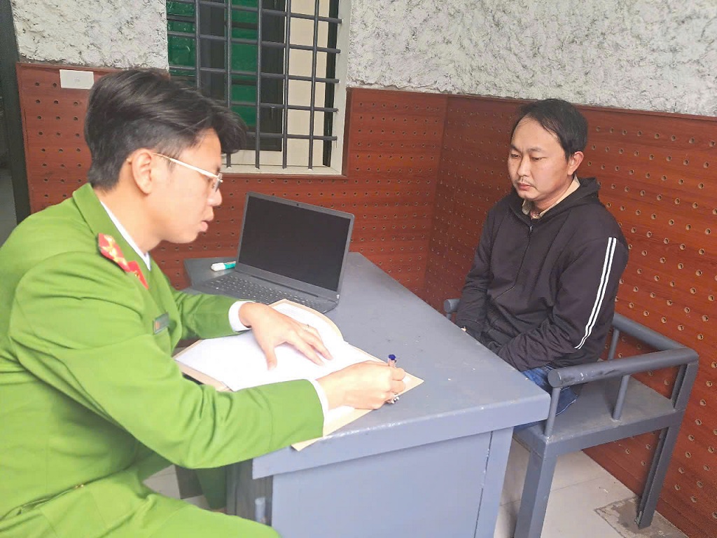 Cơ quan Công an làm việc với đối tượng Nguyễn Đức Tính