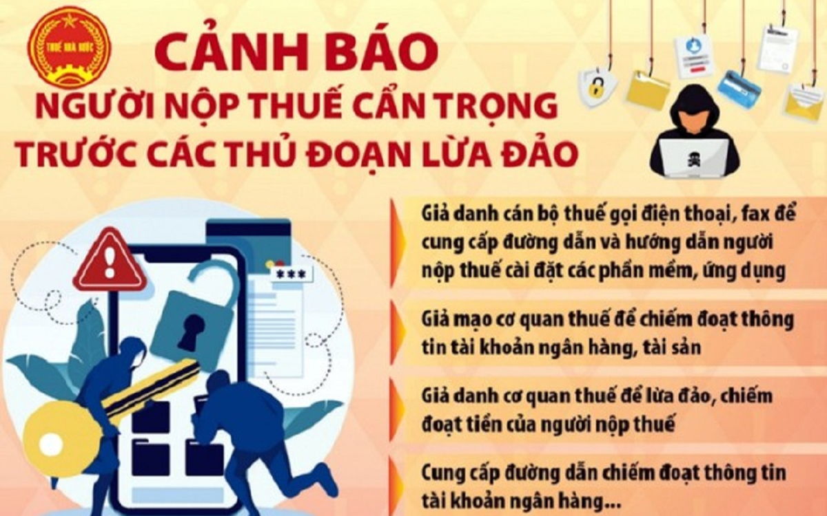 Cảnh giác thủ đoạn mạo danh cán bộ thuế để lừa đảo