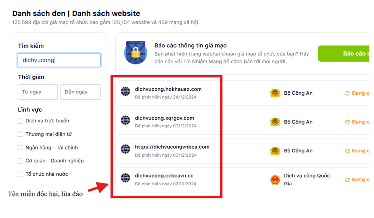 Bộ Công an khuyến cáo ba bước tra cứu website lừa đảo