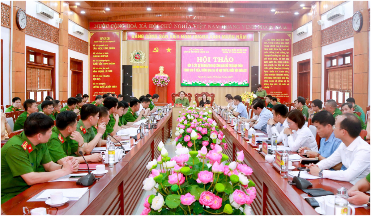 Phối hợp tổ chức Hội thảo góp ý các dự án luật do Bộ Công an chủ trì soạn thảo trình Quốc hội