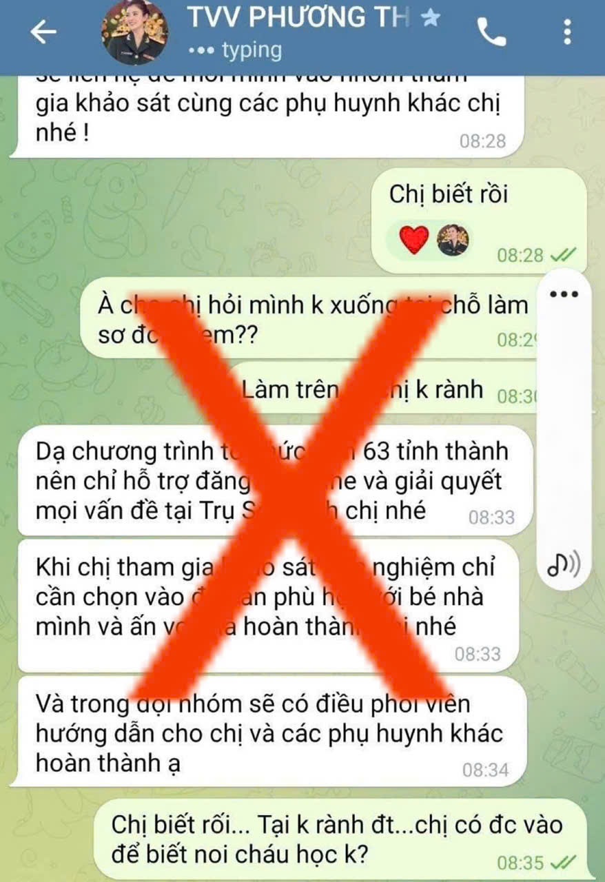   Dẫn dụ nạn nhân đăng ký online và gửi đường link lạ