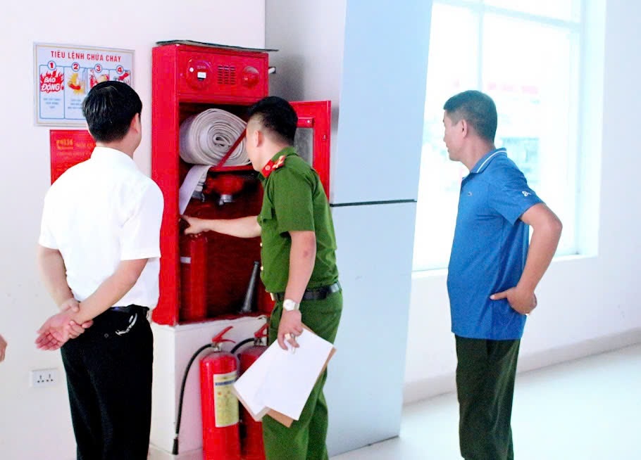 Tăng cường kiểm tra an toàn phòng cháy, chữa cháy tại các khu vực tập trung đông người
