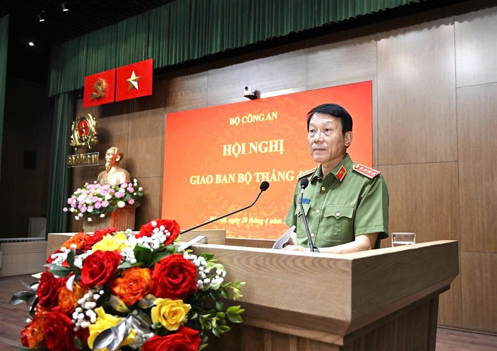 Đại tướng Lương Tam Quang, Bộ trưởng Bộ Công an phát biểu tại hội nghị