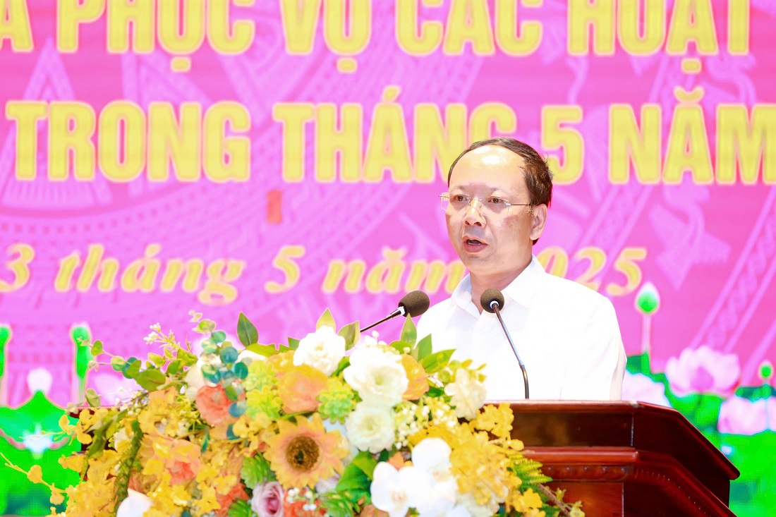 Đồng chí Bùi Thanh An, Ủy viên Ban Thường vụ Tỉnh ủy, Phó Chủ tịch Thường trực UBND tỉnh phát biểu chỉ đạo tại Hội nghị