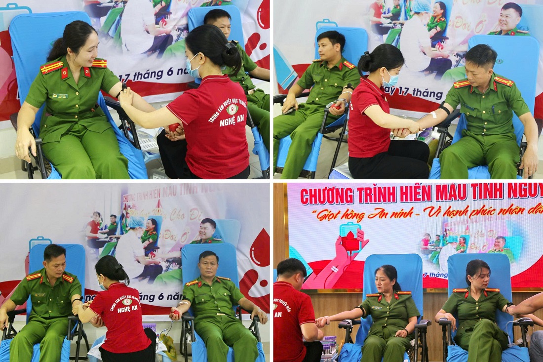 Ban tổ chức đã thu được hơn 110 đơn vị máu