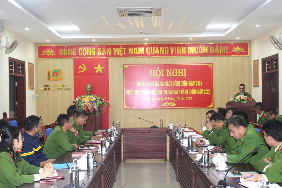 Hằng năm, phong trào thi đua cải cách hành chính được Phòng Cảnh sát PCCC&CNCH phát động nhằm tạo động lực đổi mới trong toàn lực lượng.