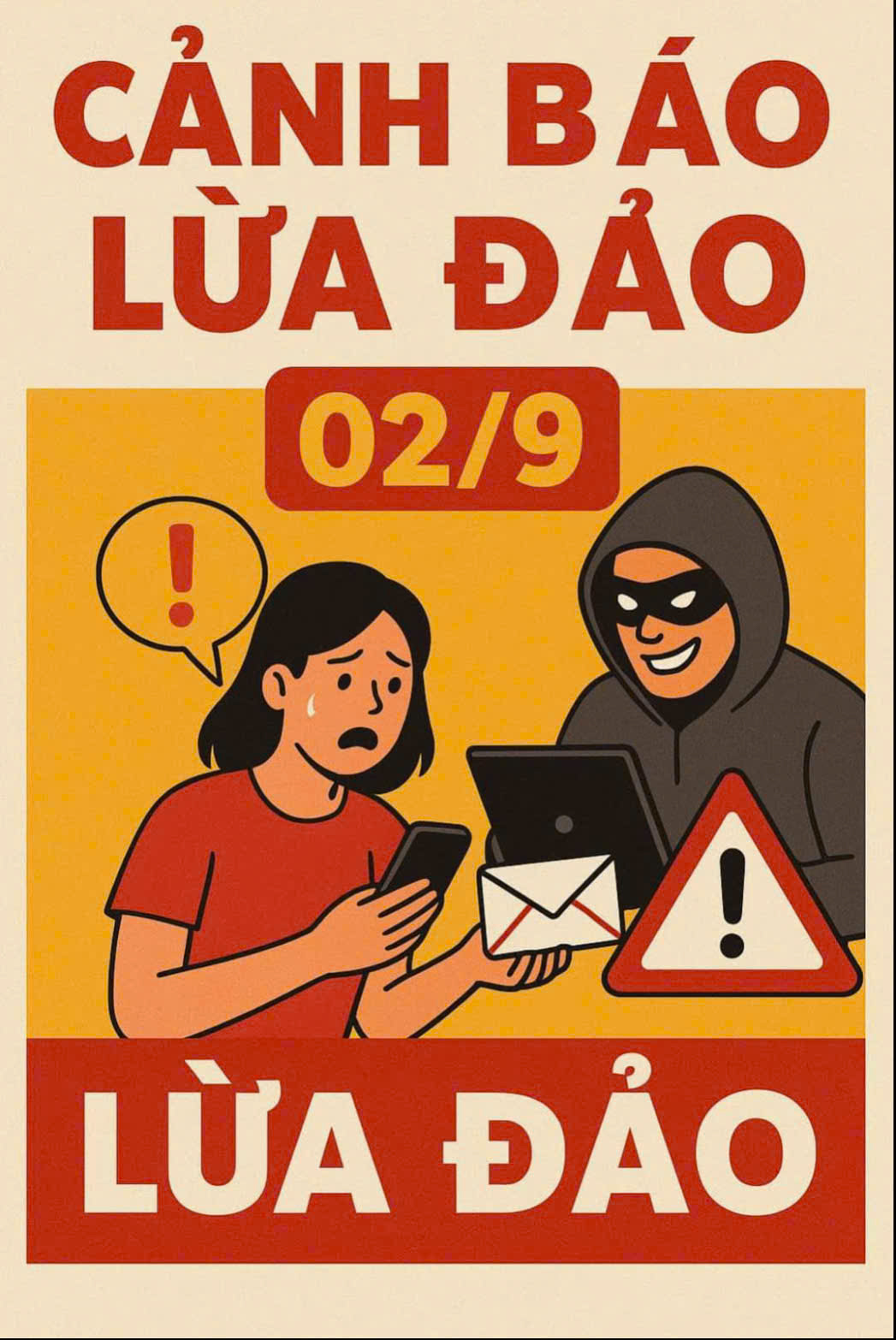 Cảnh báo lừa đảo liên quan chính sách tặng quà 100.000 đồng dịp 2/9