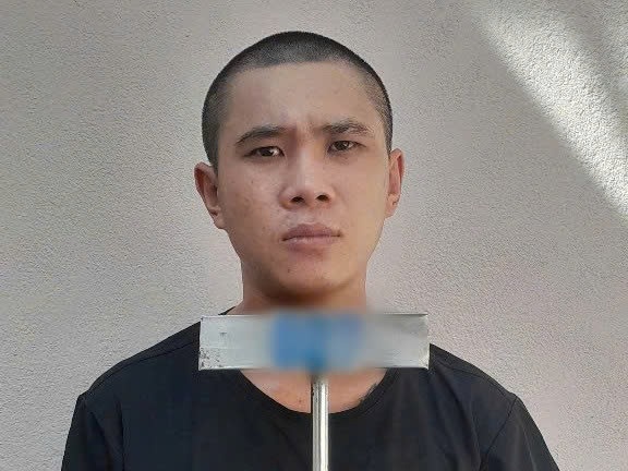 Đối tượng Cao Việt Dũng tại Cơ quan Công an