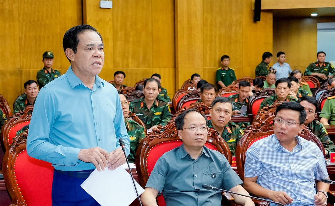 Đồng chí Võ Trọng Hải - Phó Bí thư Tỉnh ủy, Chủ tịch UBND tỉnh Hà Tĩnh phát biểu