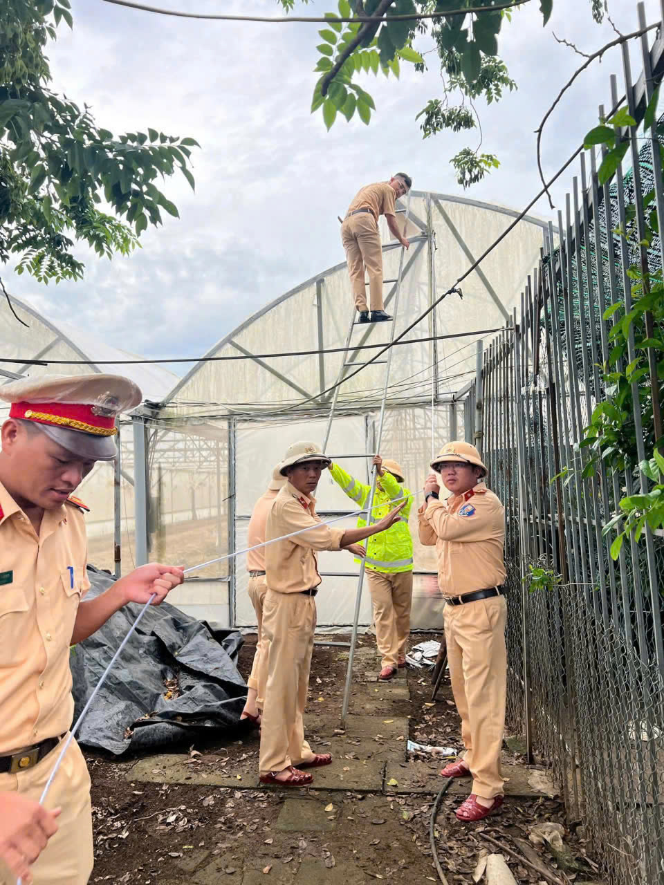 Phòng Cảnh sát giao thông thường trực triển khai các biện pháp phòng, chống bão