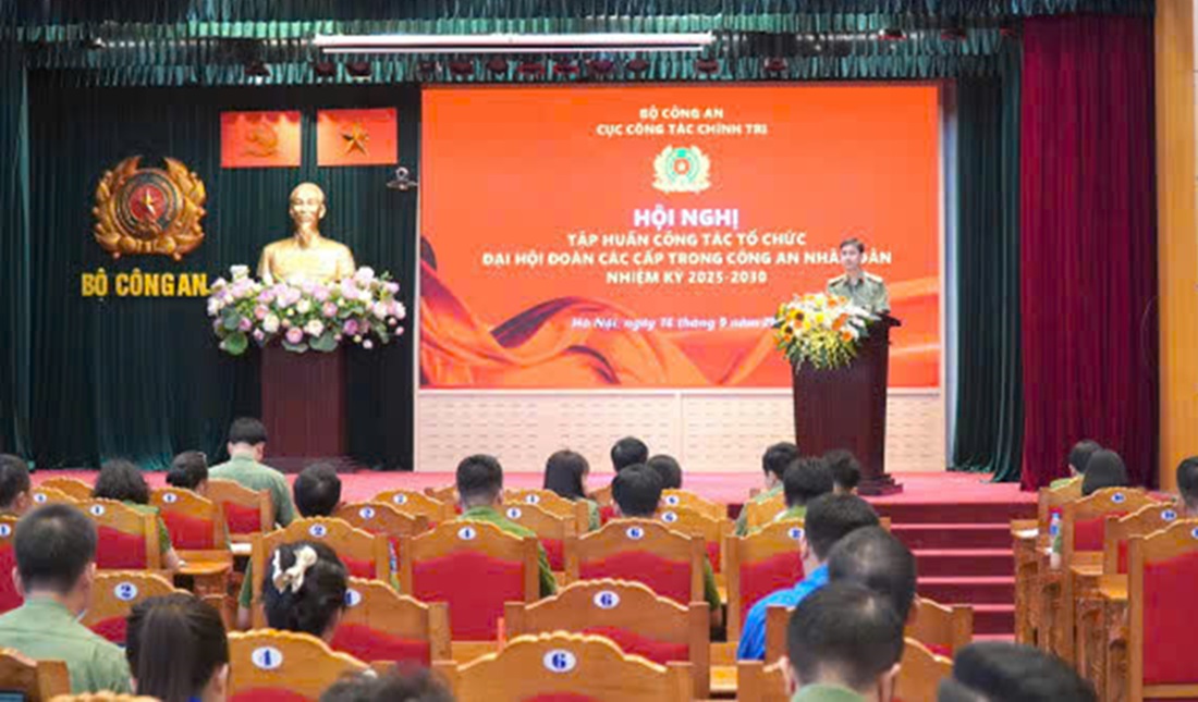 Tập huấn công tác tổ chức đại hội Đoàn các cấp trong CAND nhiệm kỳ 2025-2030