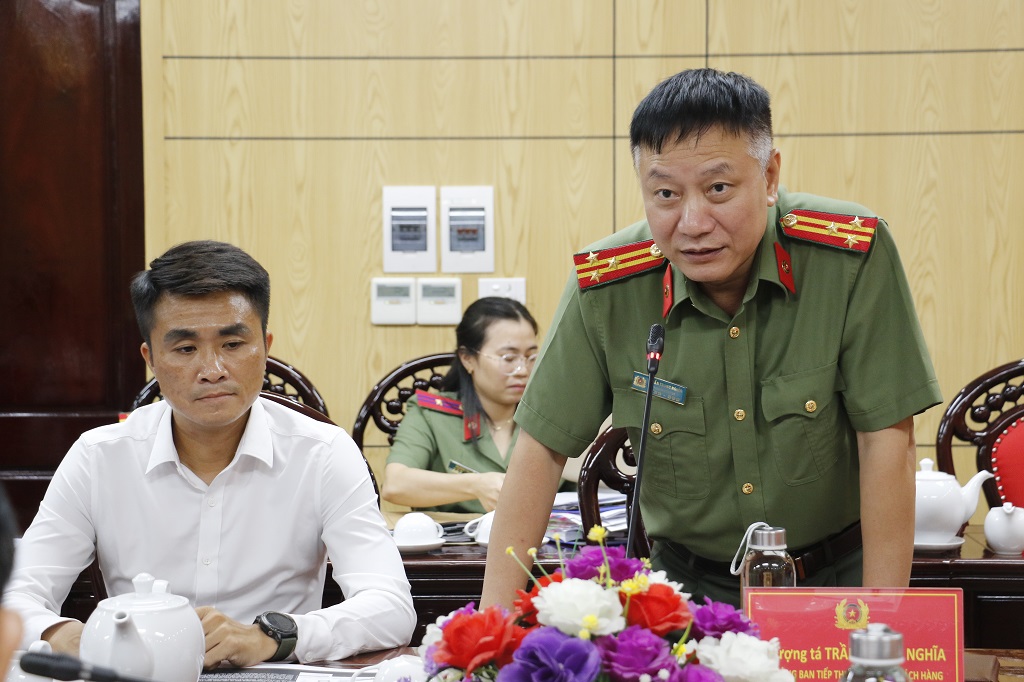 Đại diện Lãnh đạo Tổng Công ty GTEL phát biểu