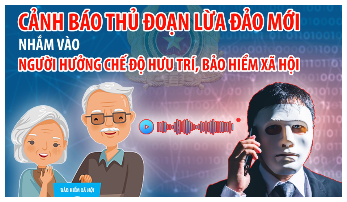 Cảnh báo thủ đoạn lừa đảo mới nhắm vào người hưởng chế độ hưu trí, bảo hiểm xã hội