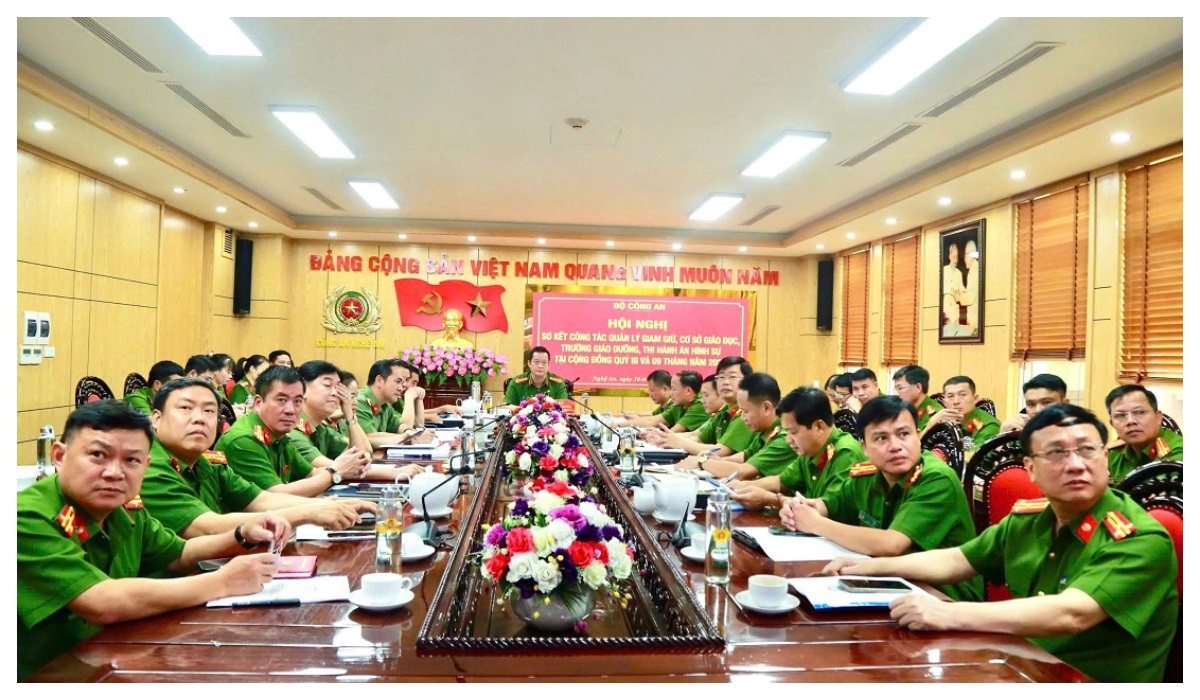 Giao ban công tác giam giữ, cơ sở giáo dục bắt buộc, trường giáo dưỡng và thi hành án hình sự tại cộng đồng Quý III