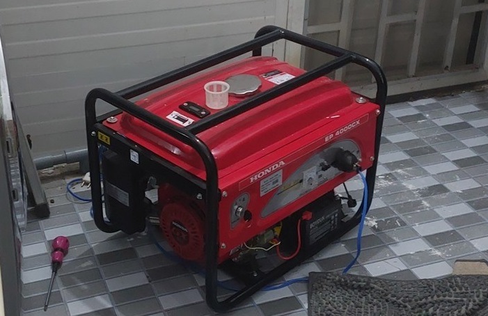 Sử dụng máy phát điện không đúng cách có thể gây ngạt khí. Ảnh minh họa/Internet