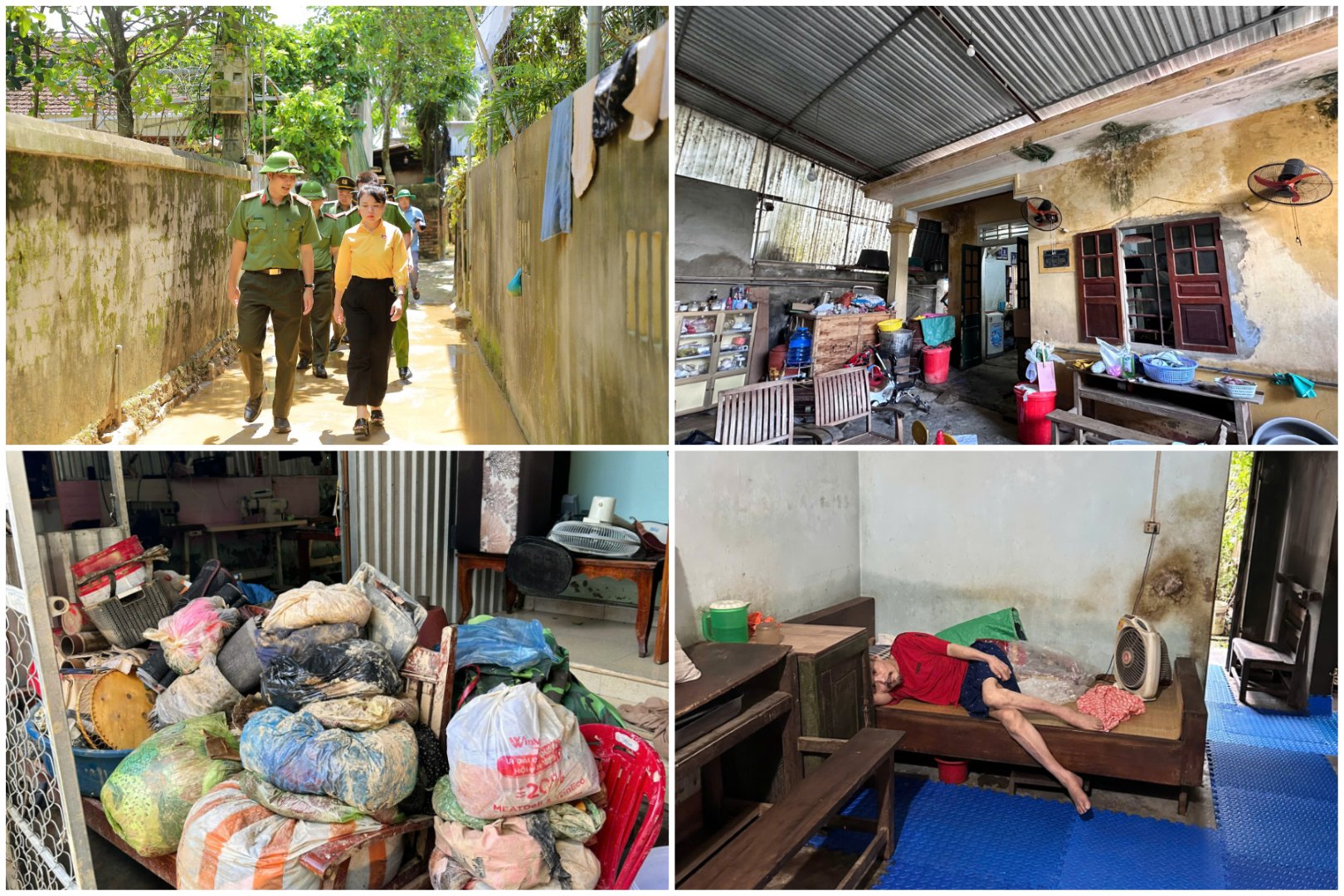 Sau bão số 10, rất nhiều gia đình trên địa bàn tỉnh Nghệ An bị thiệt hại