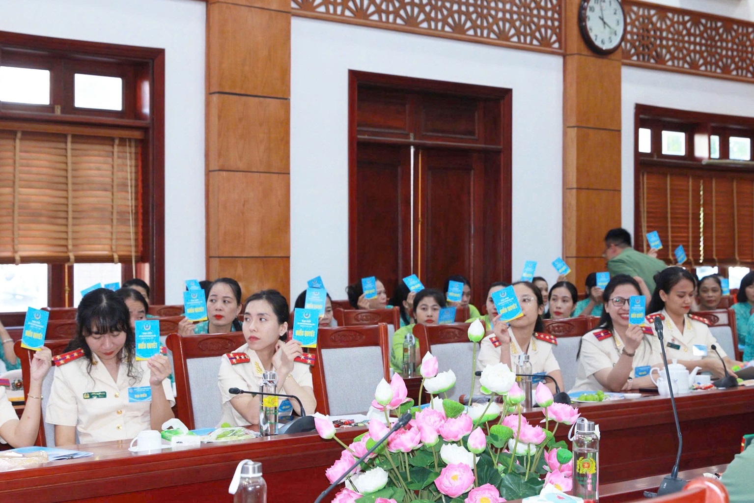 Biểu quyết các nội dung