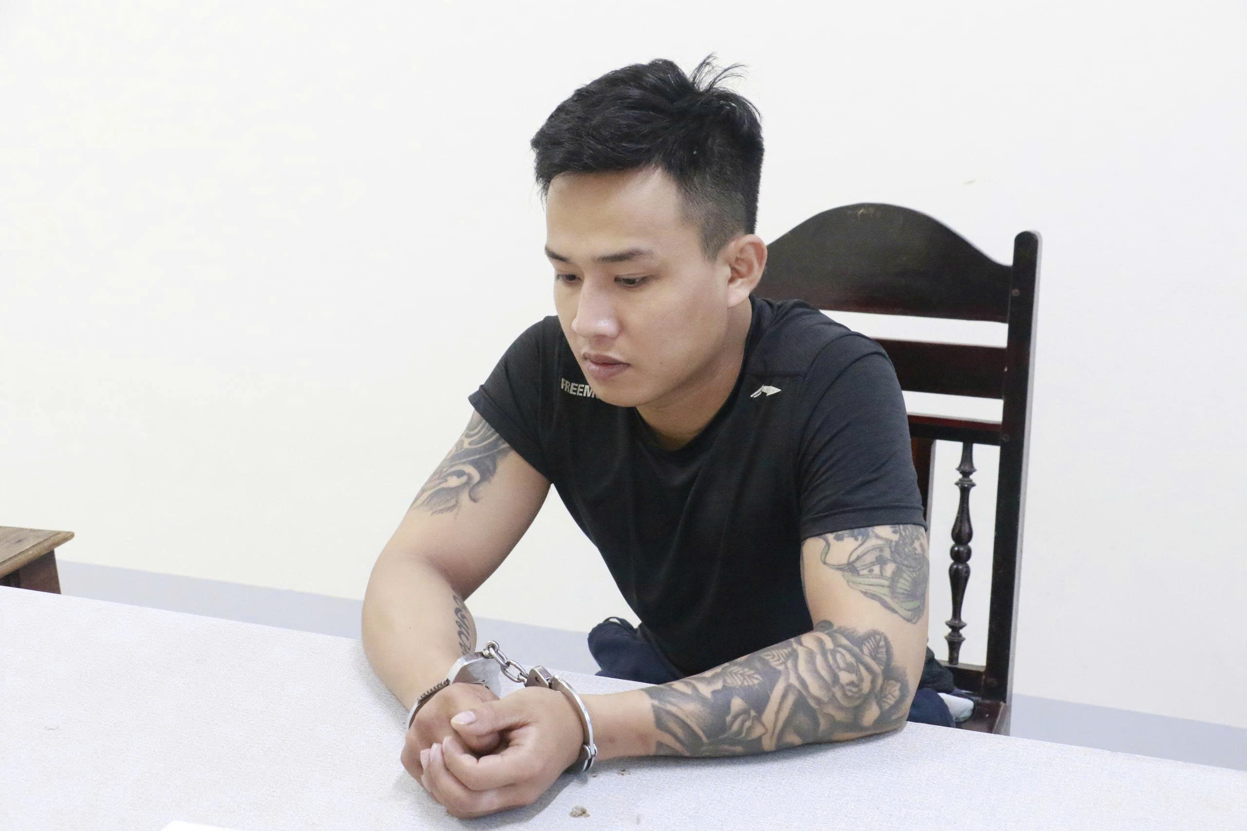 Đối tượng Trần Tuấn Anh tại Cơ quan Công an