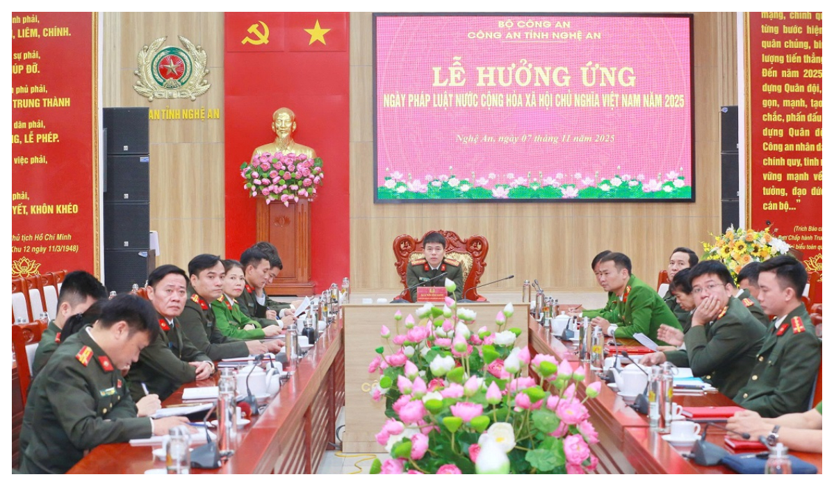 Bộ Công an tổ chức Lễ hưởng ứng Ngày Pháp luật nước Cộng hòa xã hội chủ nghĩa Việt Nam năm 2025