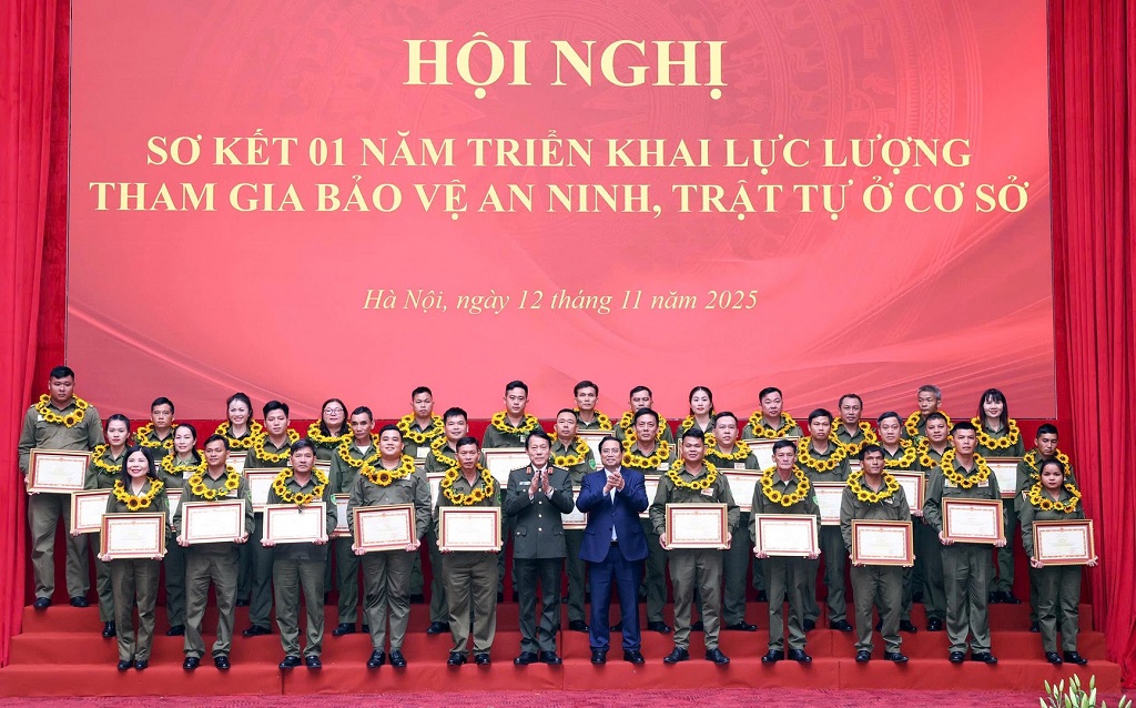 Hội nghị sơ kết 01 năm triển khai lực lượng tham gia bảo vệ an ninh trật tự ở cơ sở