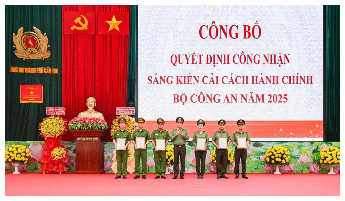 Công an Nghệ An 10 năm liên tiếp xếp thứ Nhất toàn lực lượng CAND về chỉ số cải cách hành chính