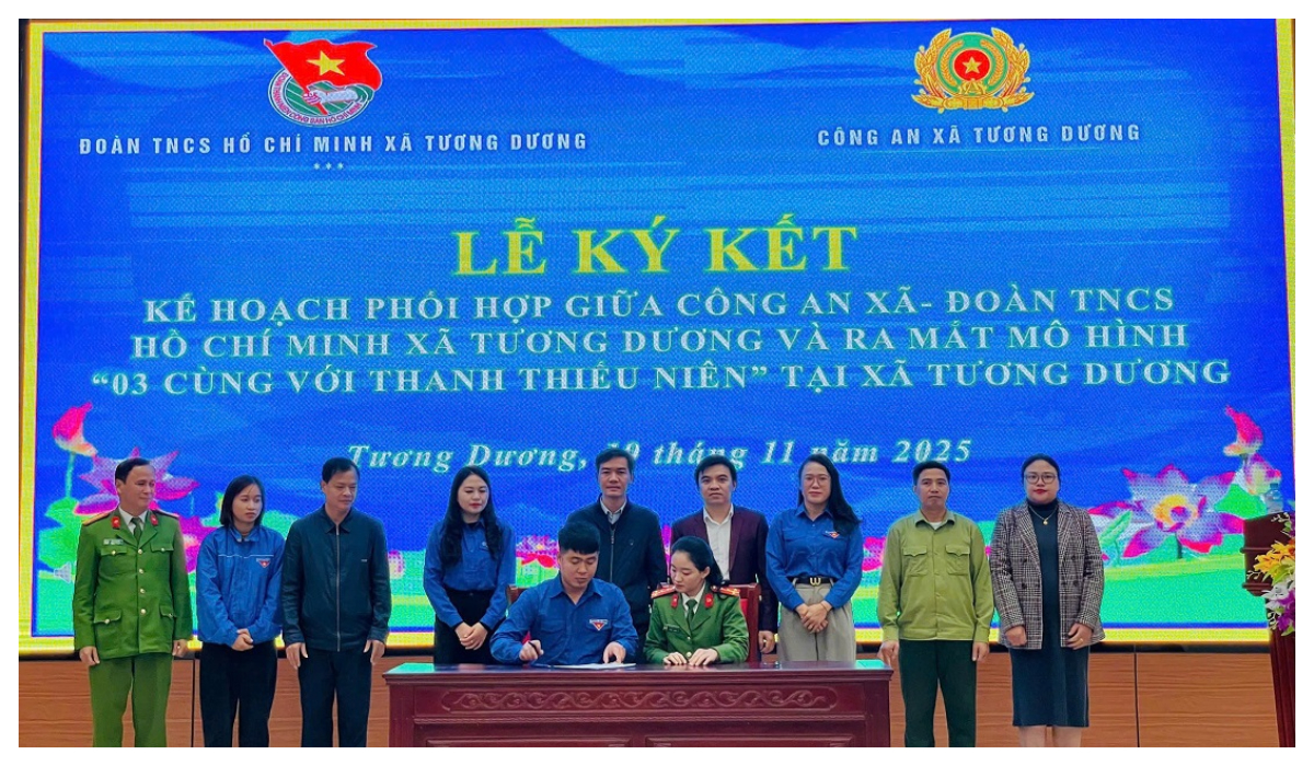 Lễ ký kết kế hoạch phối hợp và ra mắt mô hình 