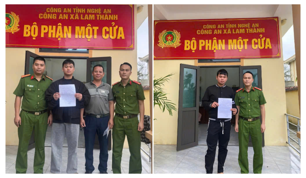 Nhiều công dân viết đơn tình nguyện tham gia nghĩa vụ Công an nhân dân