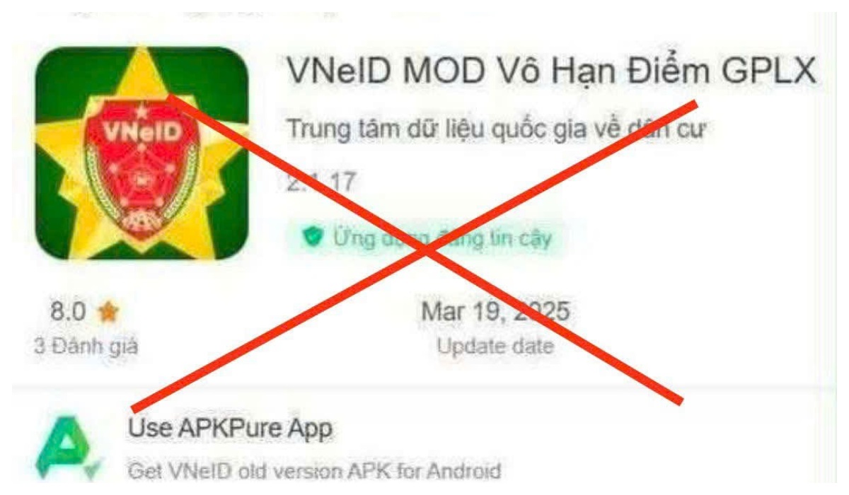 Cảnh báo chiêu trò lừa đảo mạo danh cán bộ Nhà nước, yêu cầu cài ứng dụng VNeID giả mạo