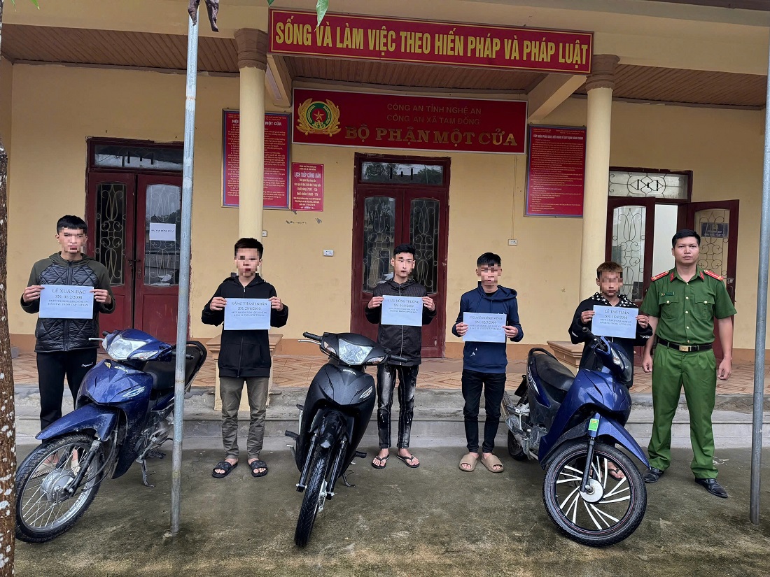 Các đối tượng tại Cơ quan Công an