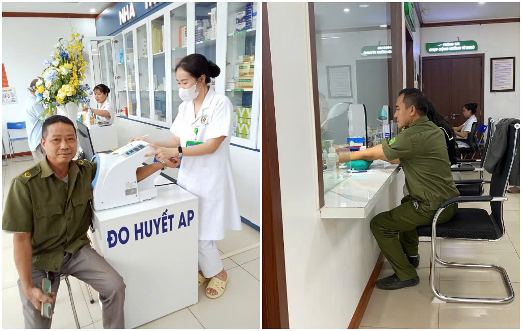 Công an xã Nghĩa Thọ phối hợp tổ chức khám sức khỏe cho lực lượng bảo vệ an ninh trật tự ở cơ sở trên địa bàn