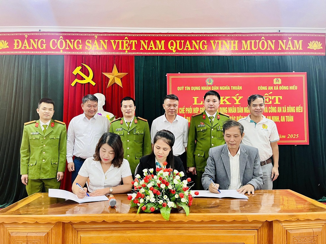 Ký kết Quy chế phối hợp giữa hai đơn vị và ra mắt mô hình “Triển khai các biện pháp bảo đảm an ninh, an toàn trong các tổ chức tín dụng”