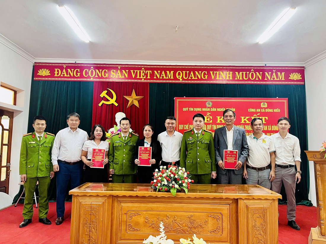 Việc ký kết quy chế phối hợp nhằm tăng cường công tác phối hợp trong bảo đảm an ninh, an toàn hoạt động tín dụng