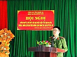 Công an xã Quỳnh Lưu tuyên truyền, phổ biến quy định pháp luật