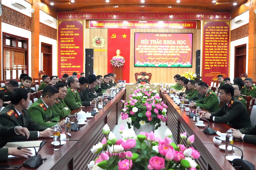 Xây dựng lực lượng Tham mưu Công an nhân dân trong sạch, vững mạnh, chính quy, tinh nhuệ, hiện đại, đáp ứng yêu cầu, nhiệm vụ trong tình hình mới