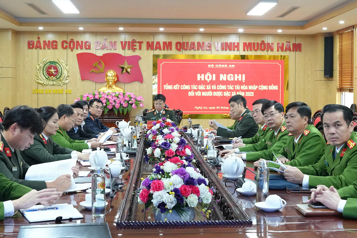 Bộ Công an tổng kết công tác đặc xá và tái hòa nhập cộng đồng đối với người được đặc xá năm 2025