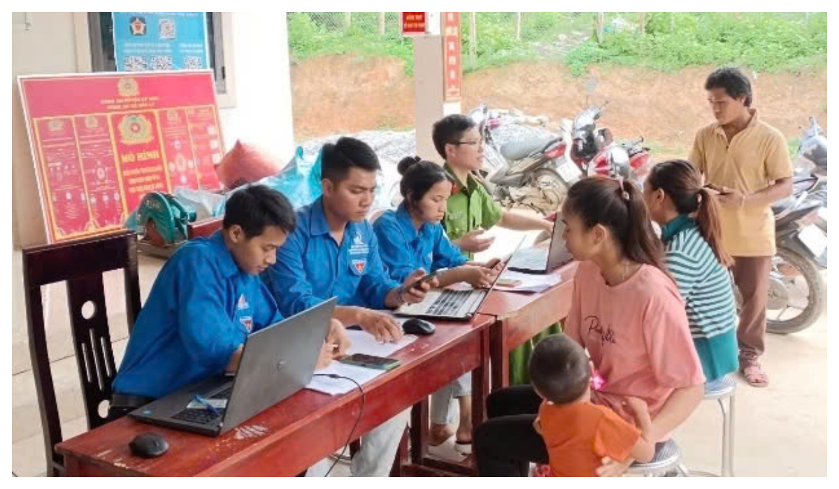 Công an xã Bắc Lý nỗ lực đưa Đề án 06 đến từng hộ dân