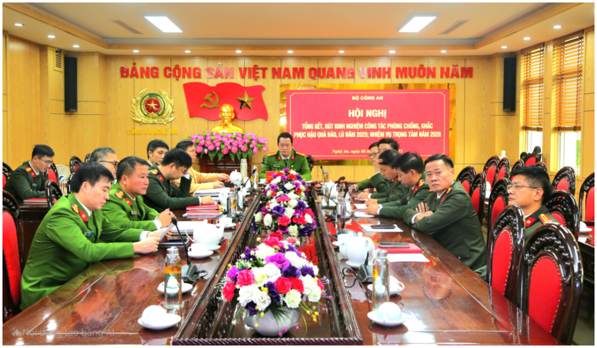 Lực lượng Công an nhân dân chủ động trong công tác phòng, chống, khắc phục hậu quả bão, lũ