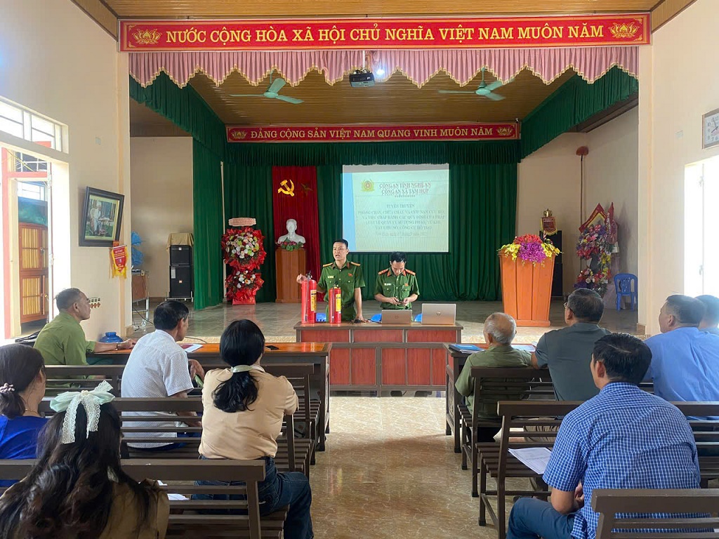 Tăng cường tuyên truyền, hướng dẫn kỹ năng PCCC và CNCH cho người dân