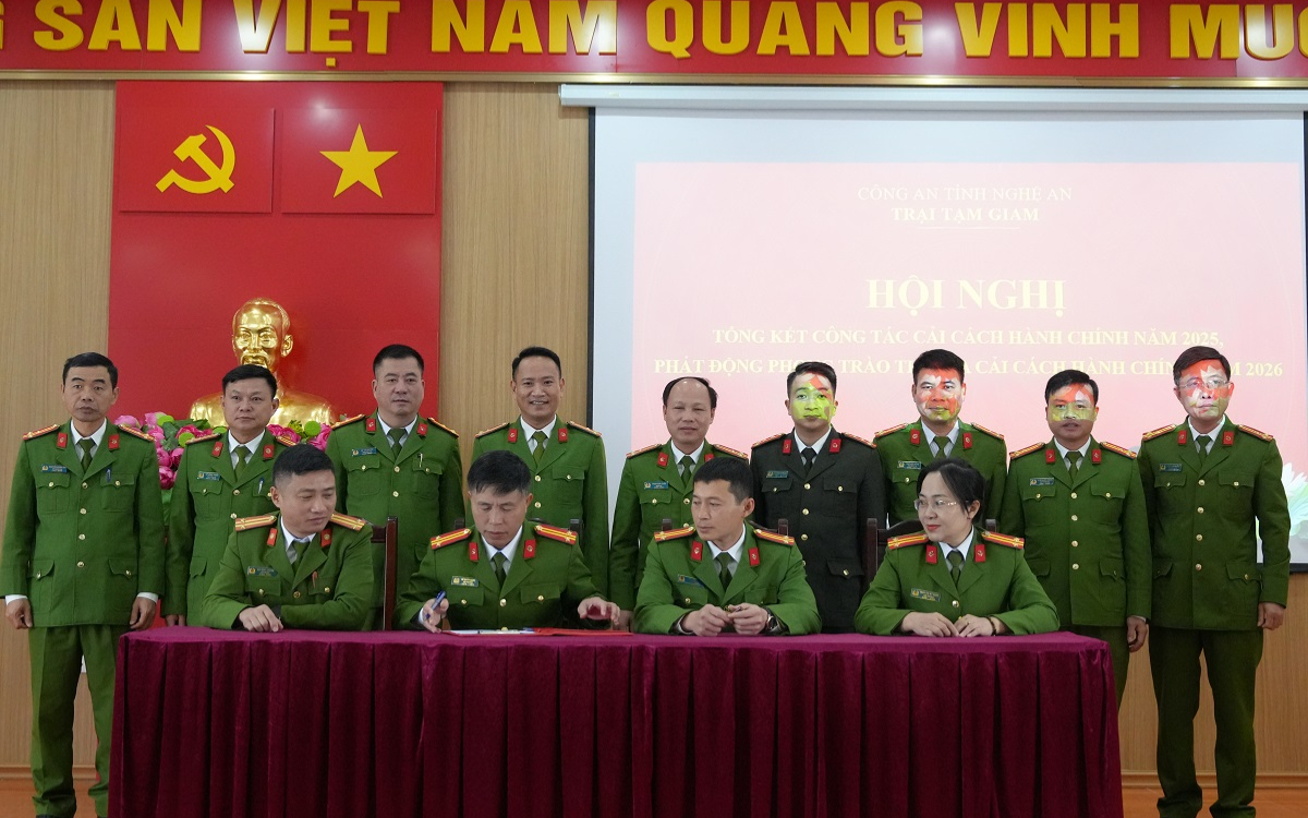 Trại Tạm giam tổng kết công tác cải cách hành chính năm 2025