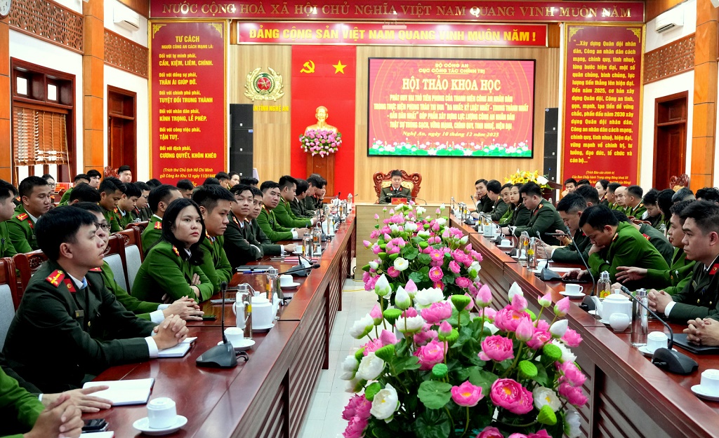 Phát huy vai trò tiên phong của thanh niên CAND trong thực hiện phong trào thi đua 