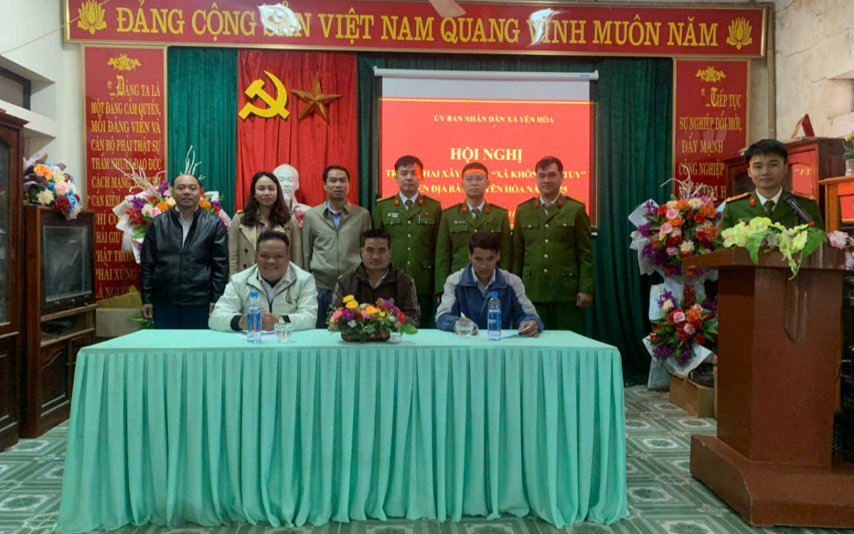 Xã Yên Hòa nỗ lực xây dựng 