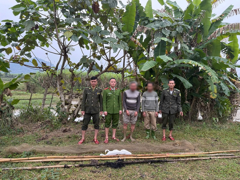 Công an xã Châu Tiến bảo vệ động vật hoang dã và nguồn lợi thủy sản