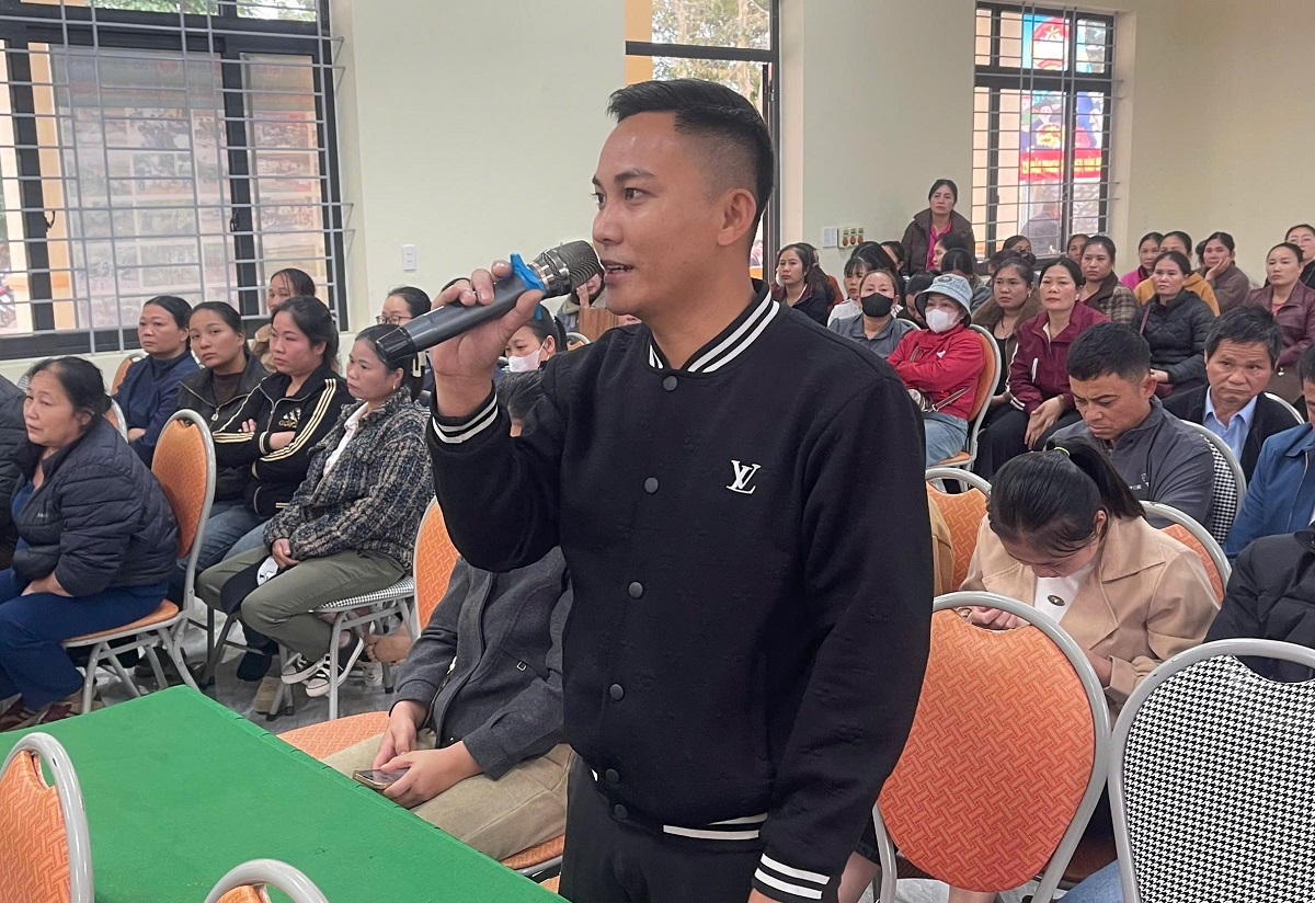 Công an xã Mậu Thạch tổ chức Diễn đàn 