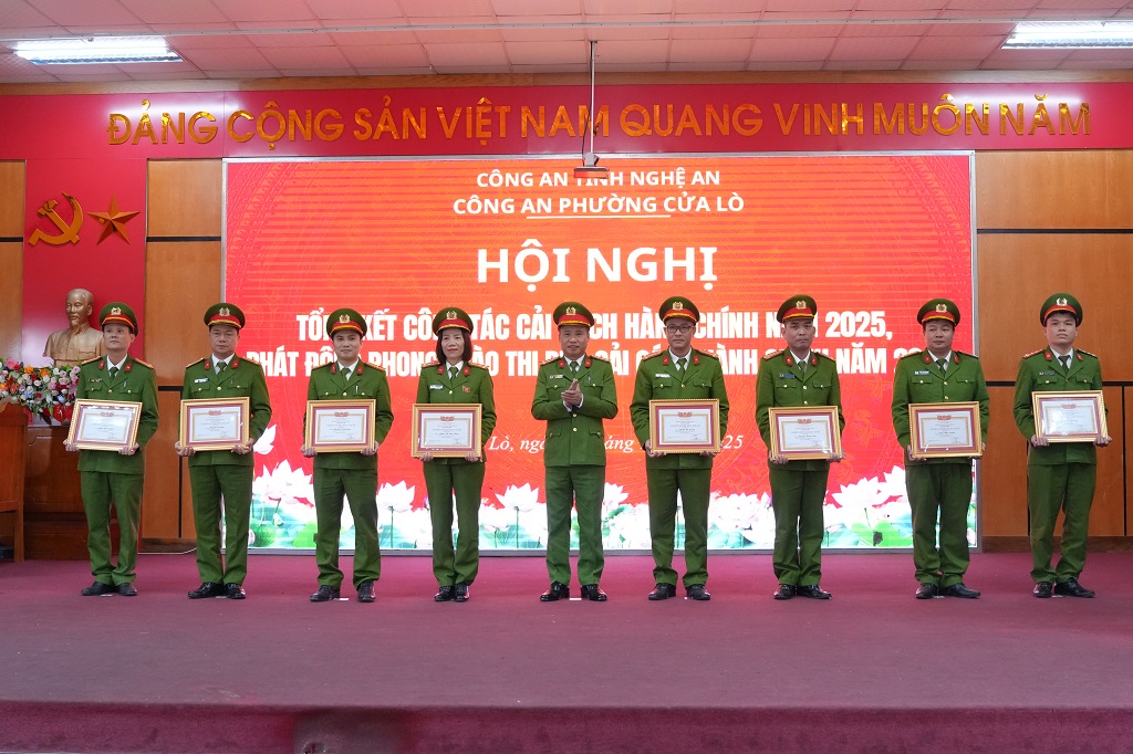 Công an phường Cửa Lò triển khai chương trình công tác Công an năm 2026