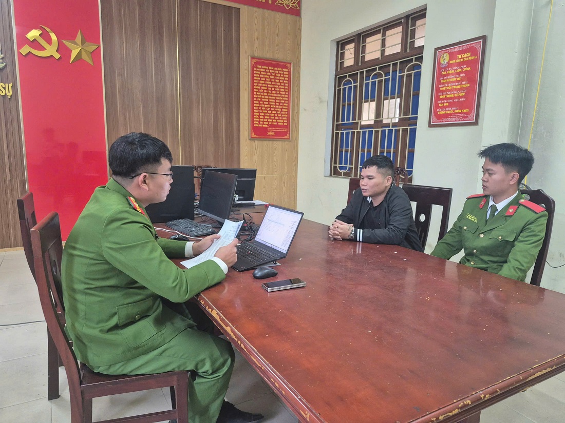 Đối tượng Nguyên Công Hợp tại Cơ quan Công an