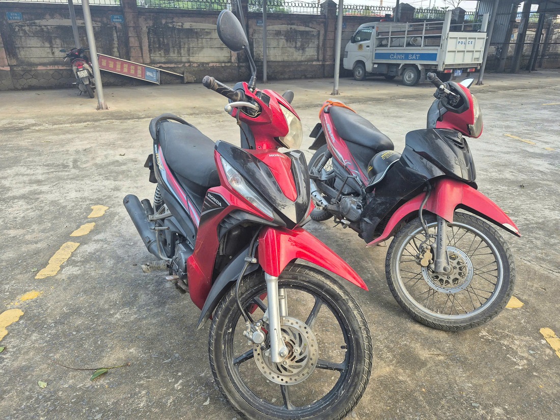 Tang vật vụ án thu giữ