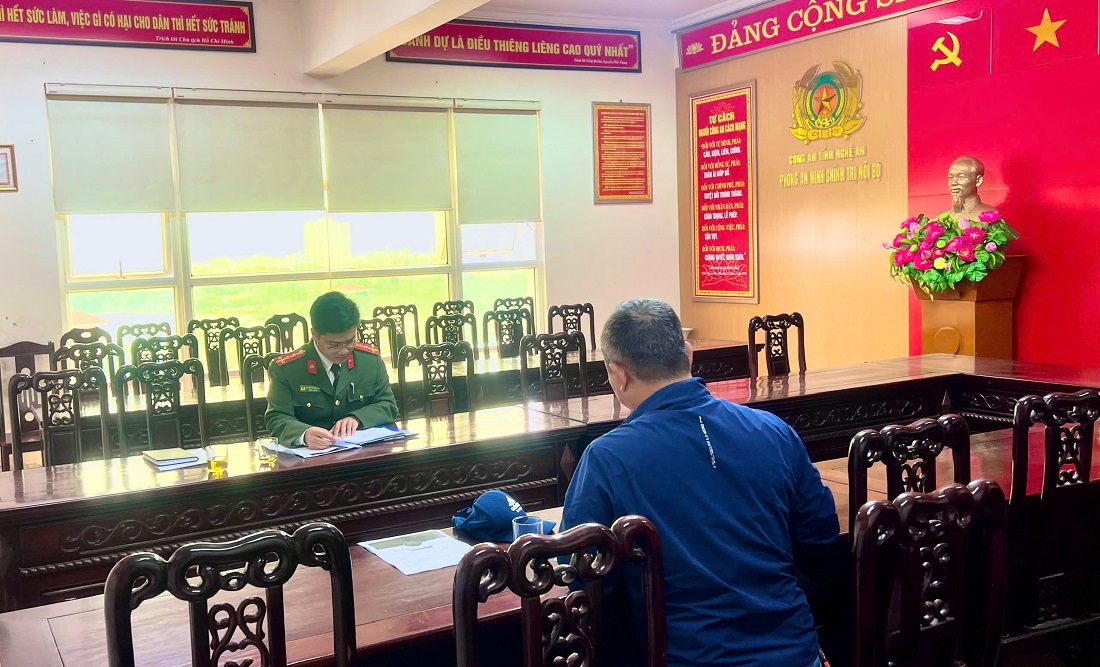 Chủ tài khoản facebook N.S.G. làm việc tại cơ quan công an